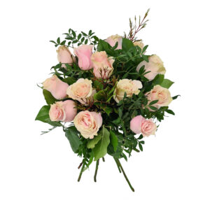 buchet 13 trandafiri roz