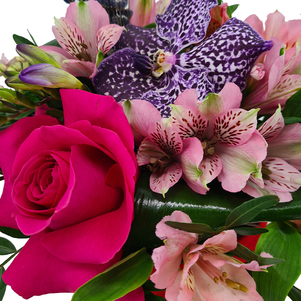 Cutie cu flori roz (2)